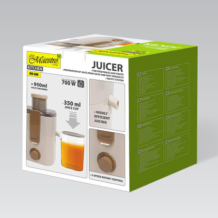 Feel Maestro MR-800 Sulčiaspaudė 700 W smėlio spalvos