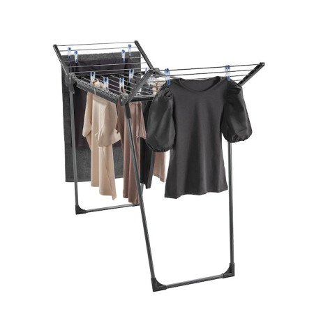 Leifheit Pegasus 150 Solid Black vertikalioji būgninė džiovyklė