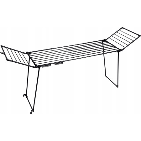 PROMIS MONZA ištraukiama skalbinių džiovykla su 2 sparnais, juoda