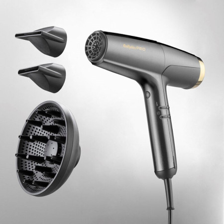 BaByliss Falco BAB8550E 2000 W plaukų džiovintuvas, juodas