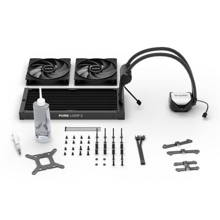 be quiet! Pure Loop 2 | 280mm universalus skystinis aušintuvas Juoda