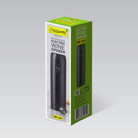 MAESTRO MR-1622 USB elektrinis vyno kamščiatraukis