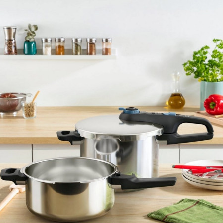 TEFAL Secure Trendy slėginė viryklė 4L + 6L
