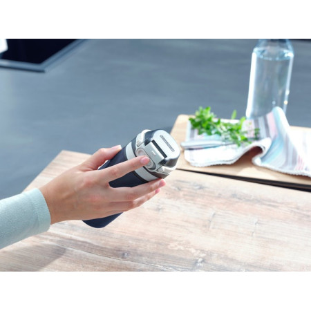 Leifheit Kelioninis puodelis 350 ml, Juodas/Mėlynas