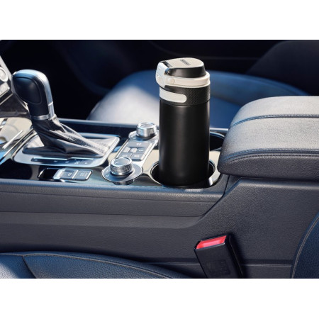 Leifheit Kelioninis puodelis 600 ml, Juodas