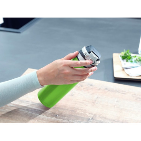 Leifheit Kelioninis puodelis 600 ml, Juodas/Zalias