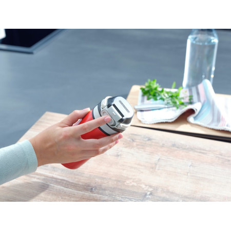 Kelioninis puodelis Leifheit 03245, 350 ml, juodas ir raudonas