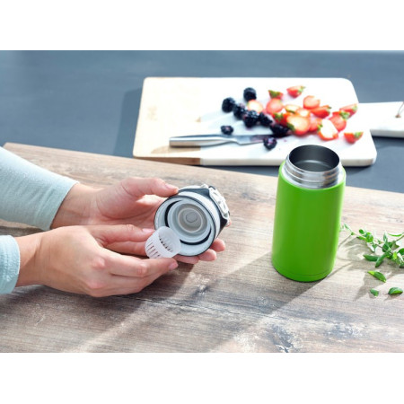 Kelioninis puodelis Leifheit 03249, 350 ml, juodas ir žalias