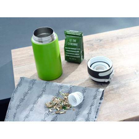 Kelioninis puodelis Leifheit 03249, 350 ml, juodas ir žalias