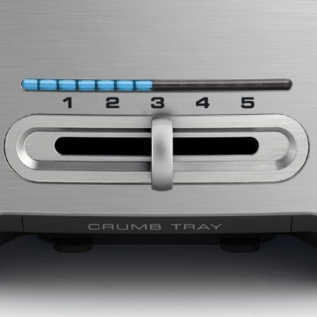 Sage Smart Toast 5 skrudintuvas 2 griežinėliams Sidabras