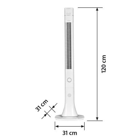 Activejet Selected WKS-120BPJ buitinis ventiliatorius (balta)