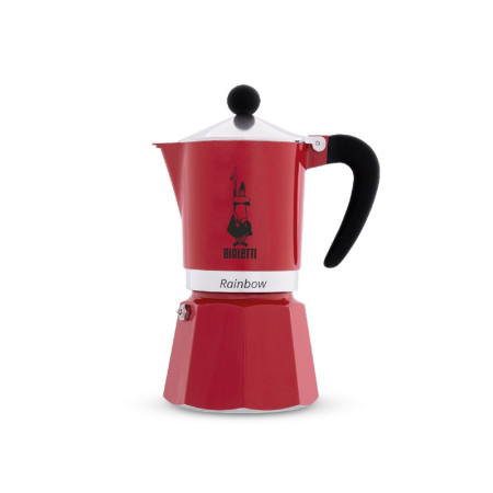 BIALETTI RAINBOW 1TZ 60 ml Raudonas kavos aparatas
