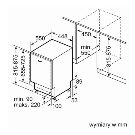 Įmontuojama indaplovė BOSCH SPV4HKX10E