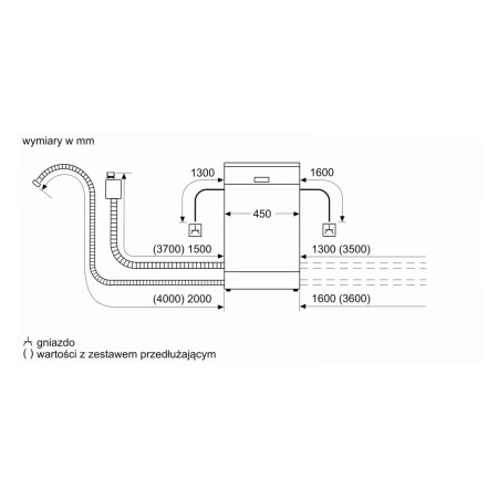 Įmontuojama indaplovė BOSCH SPV4HKX10E