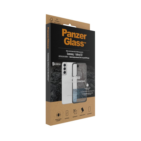 PanzerGlass ® HardCase Samsung Galaxy S22 5G - Smokey Black mobiliojo telefono dėklas Juoda