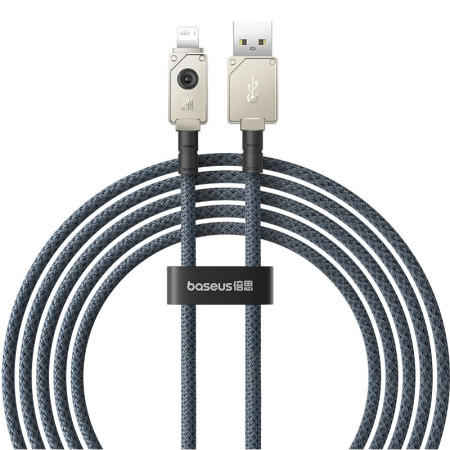 Baseus Unbreakable USB A-IP laidas 2 m 5V-2,4A Balta