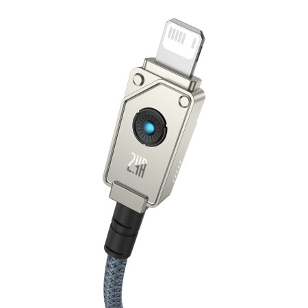 Baseus Unbreakable USB A-IP laidas 2 m 5V-2,4A Balta