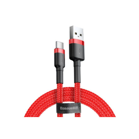 Baseus Cafule USB-C kabelis 2A 2 m Raudonas