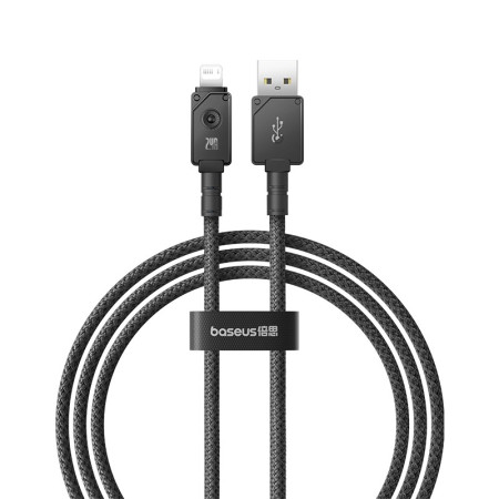 Baseus Unbreakable USB A-IP laidas 2 m 5V-2,4A Juodas