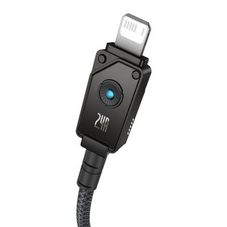 Baseus Unbreakable USB A-IP laidas 2 m 5V-2,4A Juodas