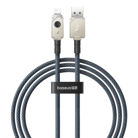 Baseus Unbreakable USB A-IP laidas 1 m 5V-2,4A Balta