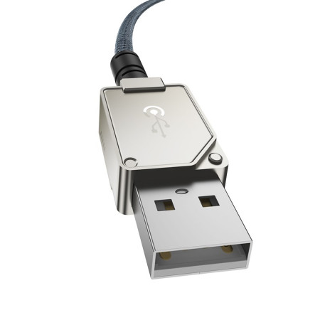 Baseus Unbreakable USB A-IP laidas 1 m 5V-2,4A Balta