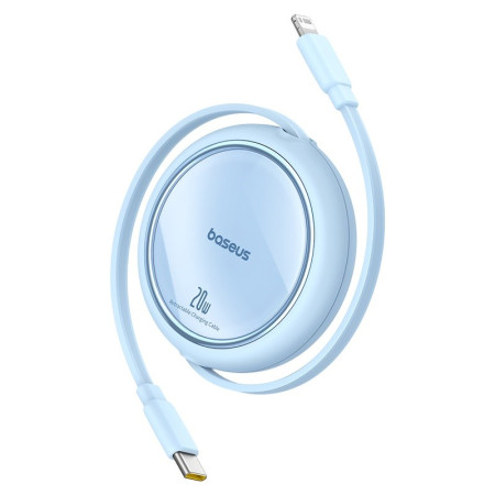 Baseus Free2Pull - 20 W USB-C į Lightning ištraukiamas kabelis, 1 m (mėlynas)