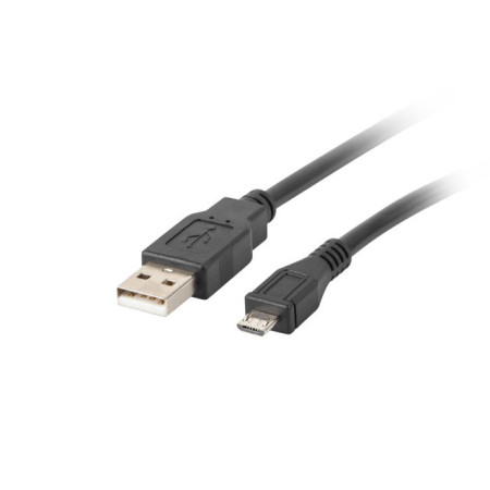 Lanberg CA-USBM-10CC-0018-BK USB kabelis 1,8 m Micro-USB B į A juodas