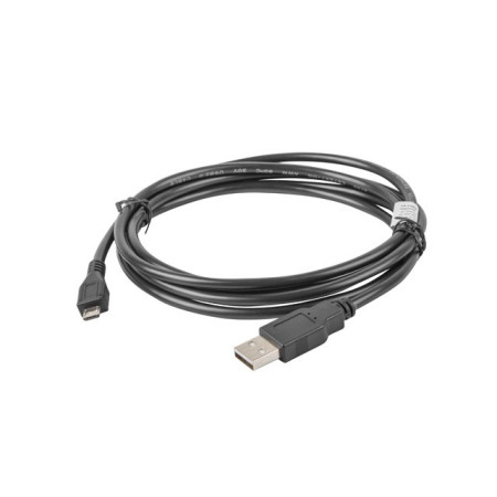 Lanberg CA-USBM-10CC-0018-BK USB kabelis 1,8 m Micro-USB B į A juodas