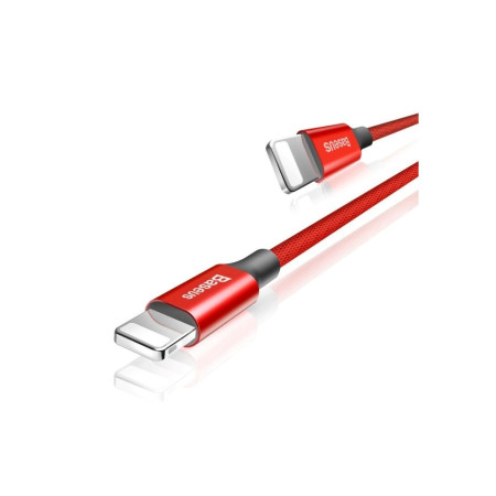 Baseus Yiven Lightning - USB-A kabelis 180 cm Raudona