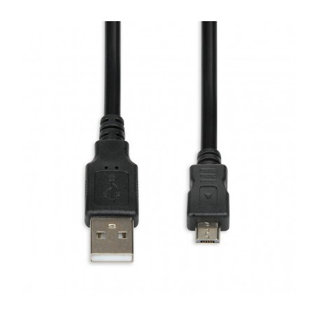 iBox IKU2M18 USB kabelis 1,8 m USB 2.0 USB A Micro-USB B Juoda