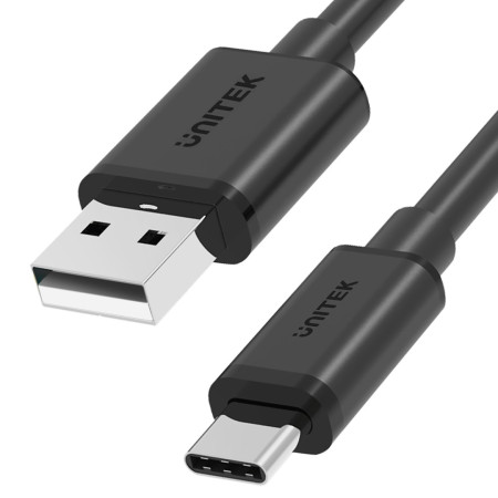 UNITEK USB-A - USB-C kabelis 25 cm