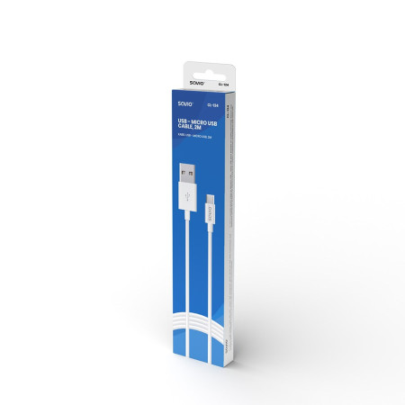 Savio USB - micro USB kabelis 2 m
