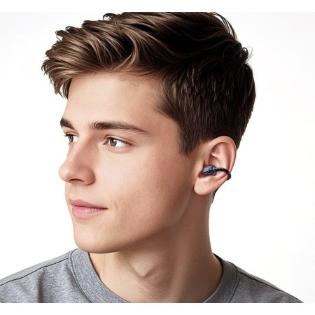 HOCO EA5 DUKE III Bevielės Ausinės su Bluetooth (Juoda)