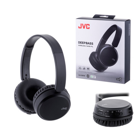 JVC HA-S36W Belaidės ausinės - Juoda