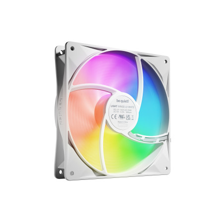 be quiet! LIGHT WINGS LX 140mm PWM High Speed 3-Pack Ventiliatorius 14 cm Baltas