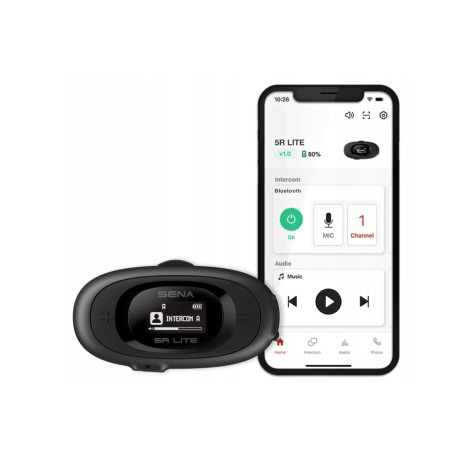 Sena 5RLITE-01 motociklo domofonas, skirtas 1 šalmui
