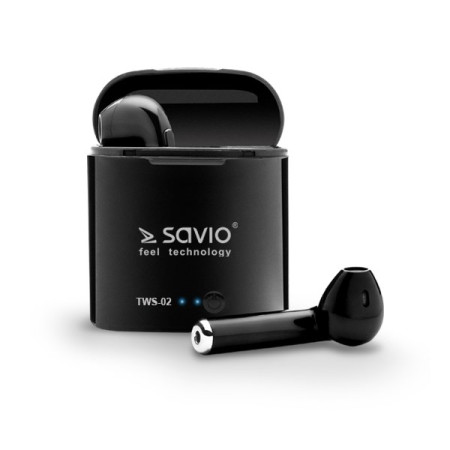 SAVIO TWS-02 Bluetooth Bevielės Ausinės