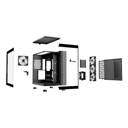 be quiet! LIGHT BASE 600 LX Juoda „Midi Tower“