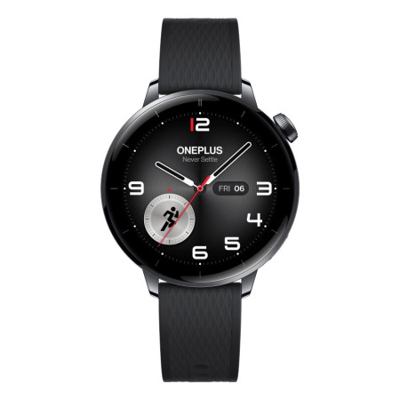 OnePlus Watch 3 43mm AMOLED Skaitmeninis laikrodis - Juoda, Titanas