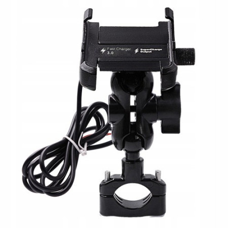 FreedConn MC10N Motociklo telefono laikiklis, QC 3.0