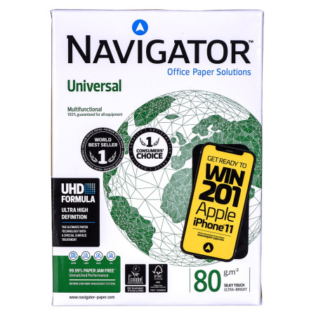 Navigator UNIVERSAL A4 kopijavimo popierius Balta
