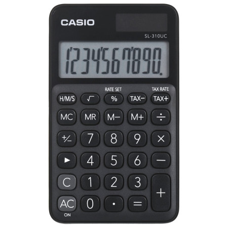 Casio SL-310UC-BK kišeninis skaičiuotuvas