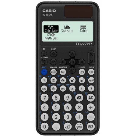Casio mokslinis skaičiuotuvas FX-85CW, dėžutė