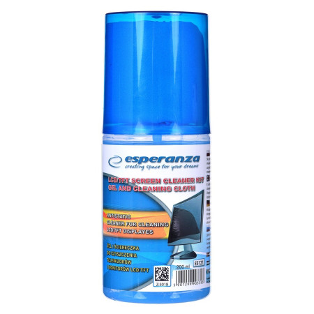 Esperanza ES121 įrangos valymo rinkinys LCD / TFT / plazma 200 ml