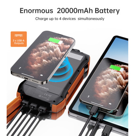 Išorinė baterija Power Bank Choetech B657 20000mAh