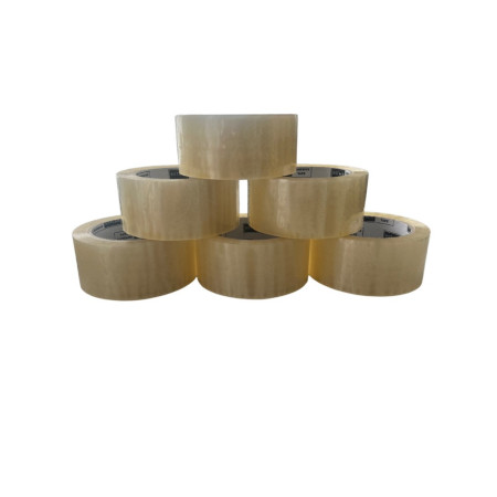 BESTPAK akrilinė lipni juosta skaidri 48 mm x 60 m, 6 vnt.