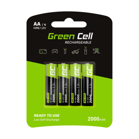 Green Cell GR02 įkraunama baterija AA NiMH