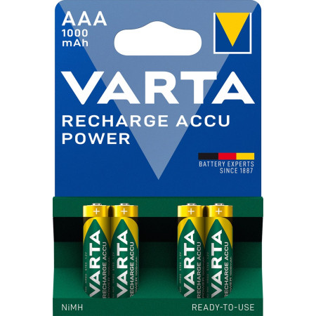 VARTA HR03 AAA Recharge Accu Power 1000 mAh 4 vnt.