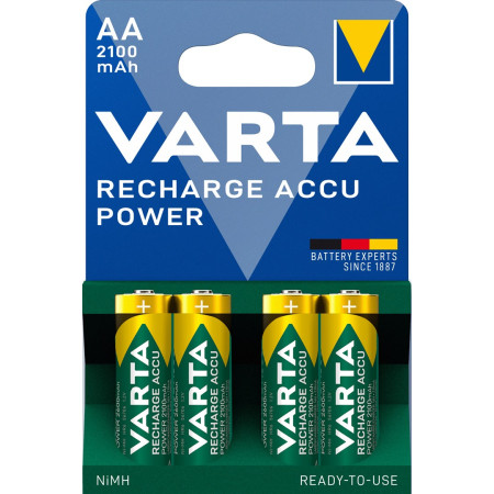VARTA HR6 AA Recharge Accu Power 2100 mAh 4 vnt.